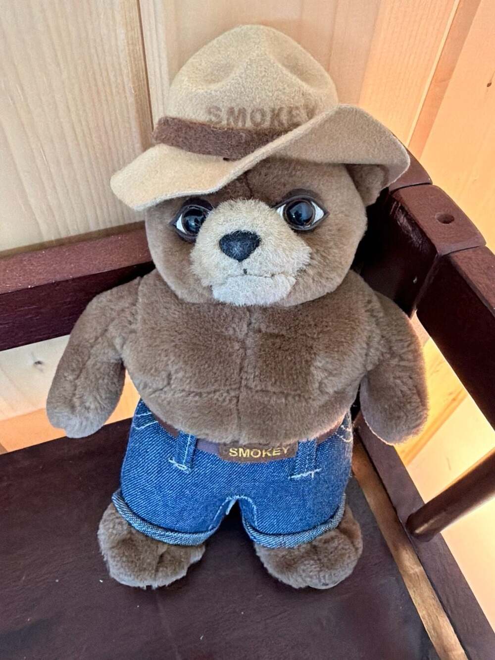 Kids Preferred Smokey The Bear Plush Stuffed Animal Toy In Jeans And Hat